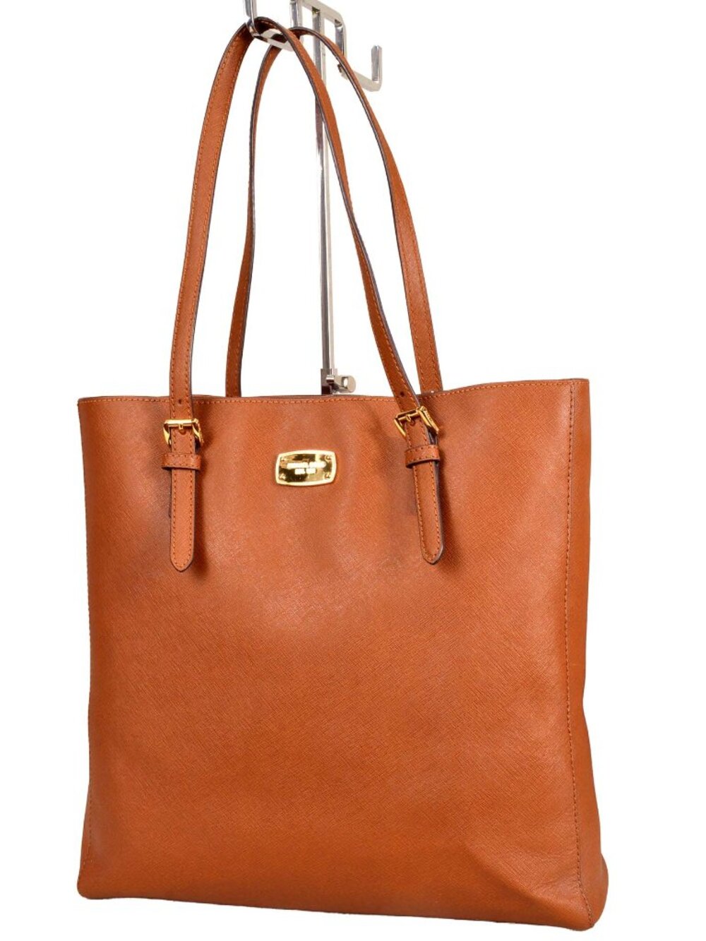 Authentic Michael Kors Large Brown Travel Saffiano Tote